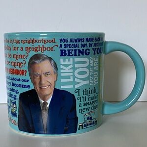 Mr. Rogers Neighborhood Sweater Changing Mug Cup Television Ceramic His Quotes